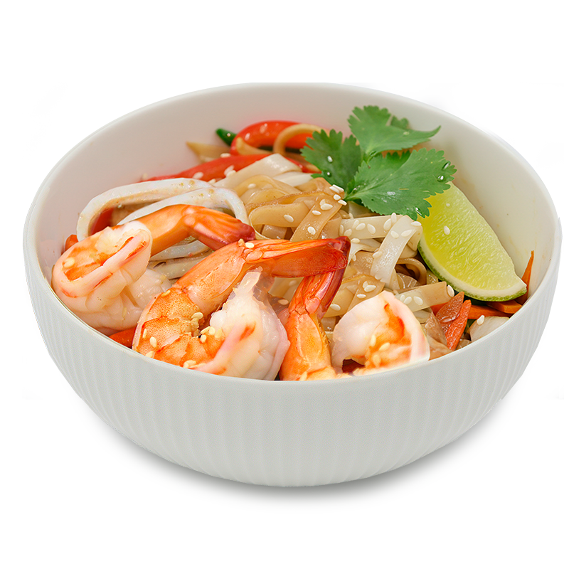 Удон с соусом Терияки с морепродуктами