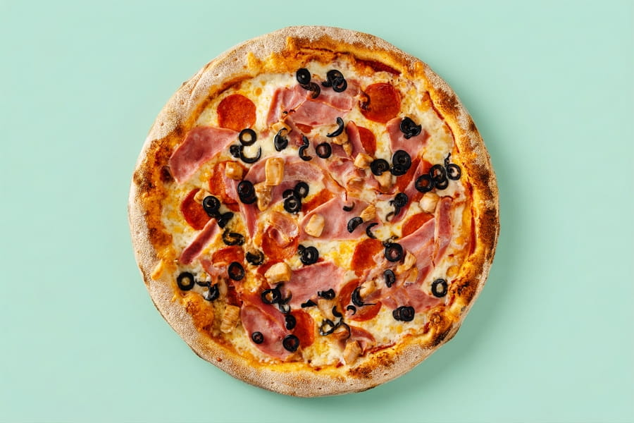 Мясная с Маслинами Пицца