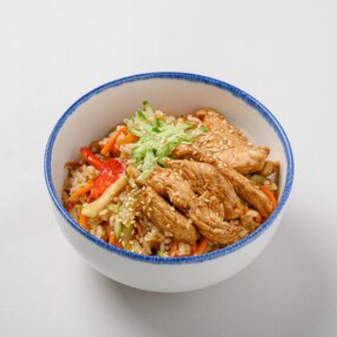 Курица Wok с рисом