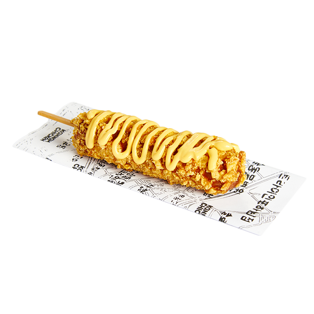 Корн-дог Сырный в кукурузных хлопьях