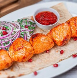 Шашлык из куриного филе