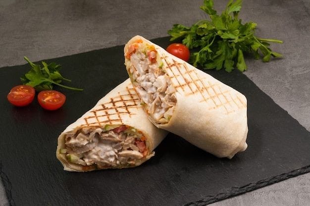 Шаурма мини с курицей