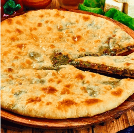 Пирог с мясом и сыром 25 см