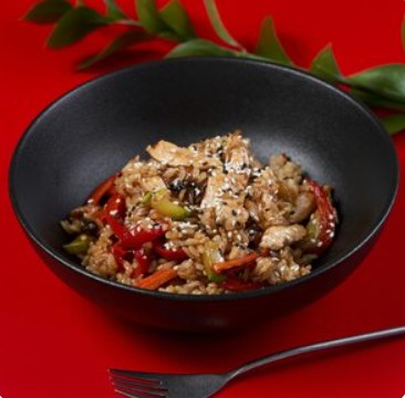 Хибачи с курицей