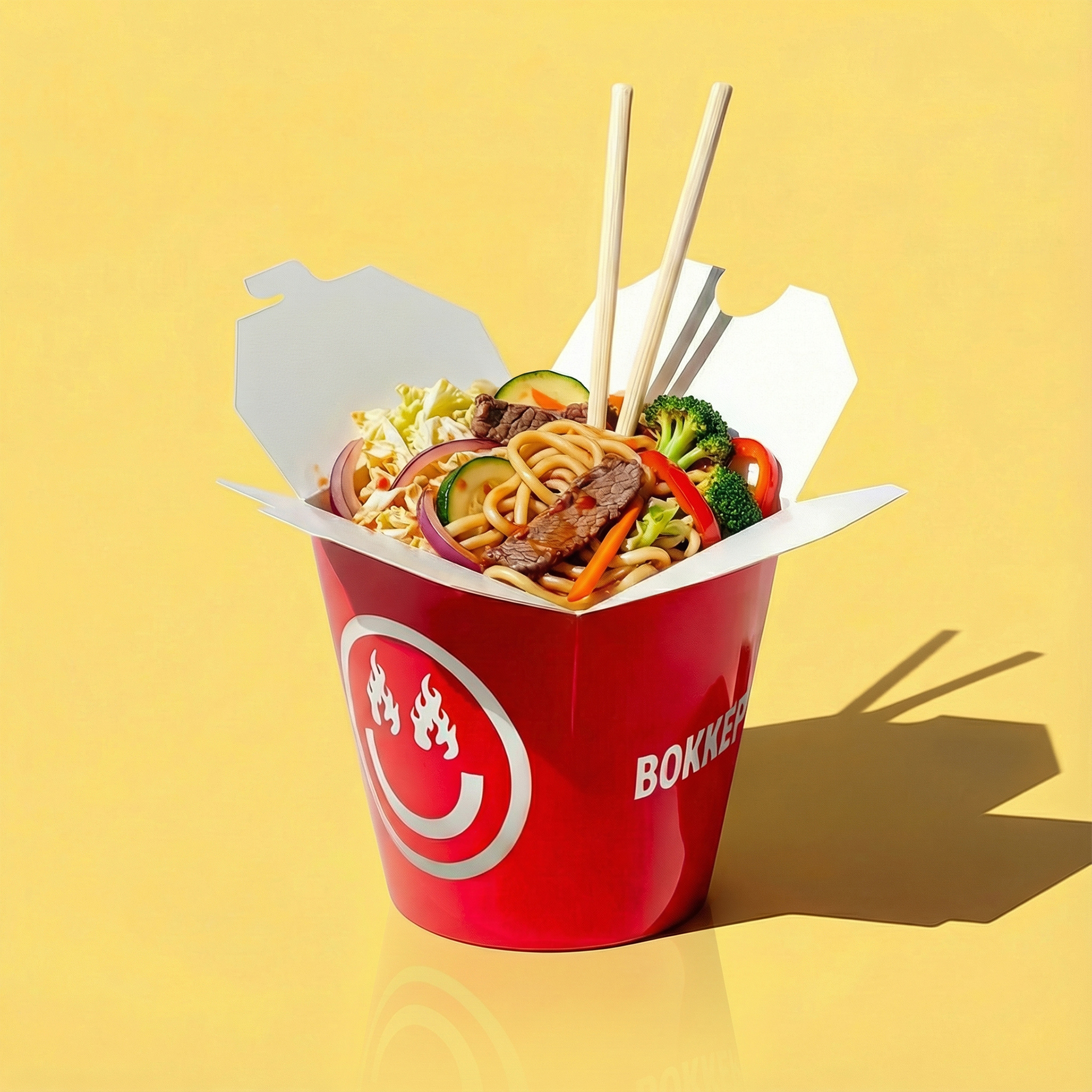 Вок говядина том ям