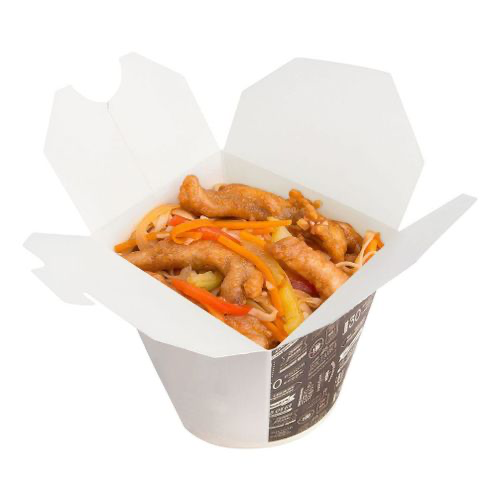 Удон с курицей, соус цую