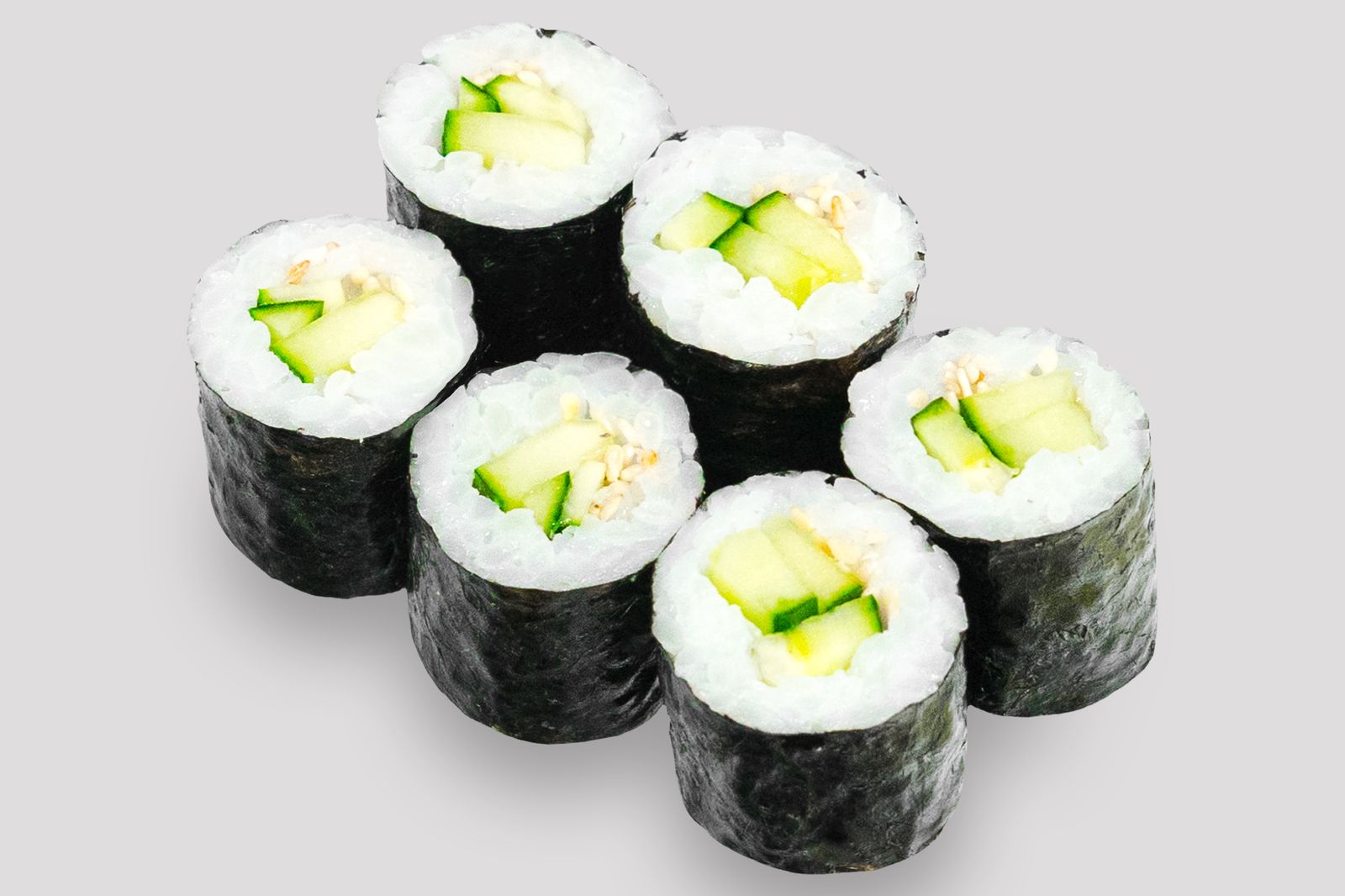 Мини ролл с огурцом