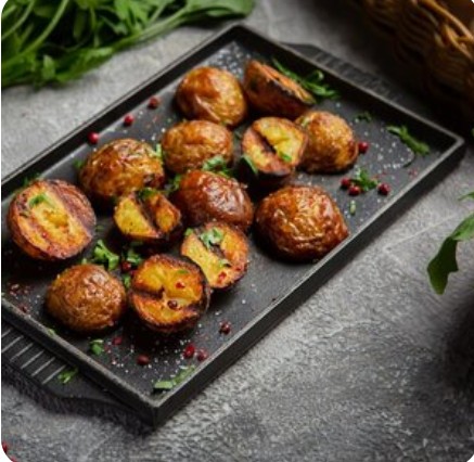 Картофель, жареный на углях