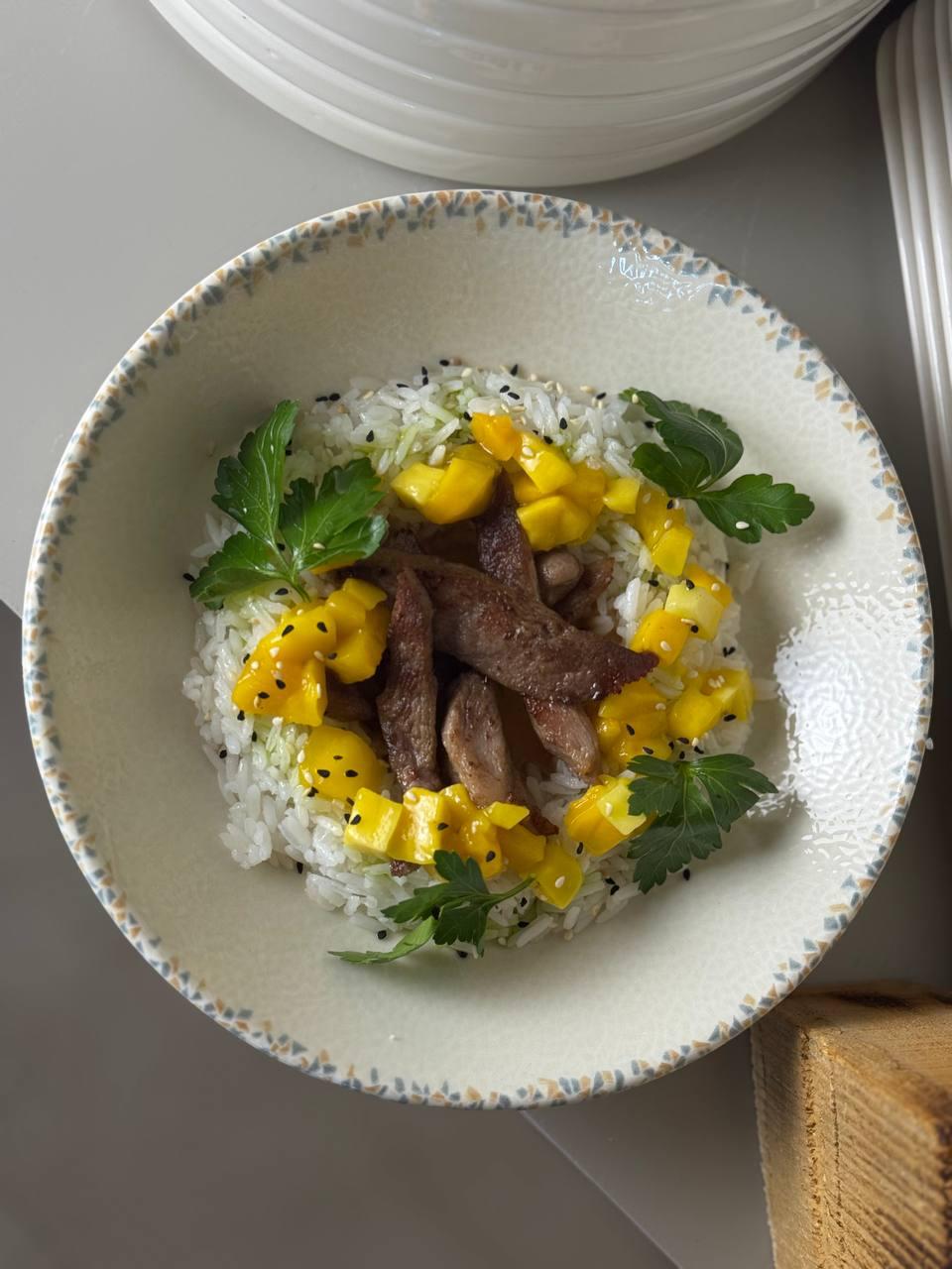 Красный Карри с уткой