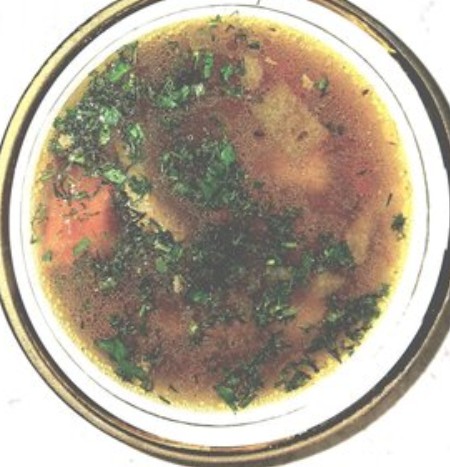 Шурпа с говядиной
