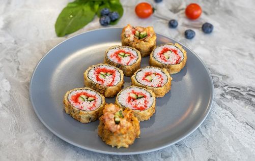 Горячий Ролл с Крабом