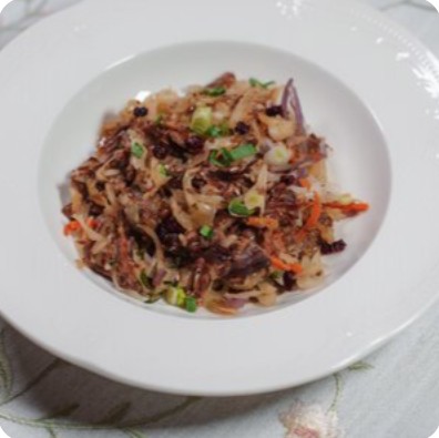 Салат из дичи с квашеной капустой