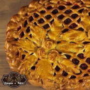 Пирог с брусникой