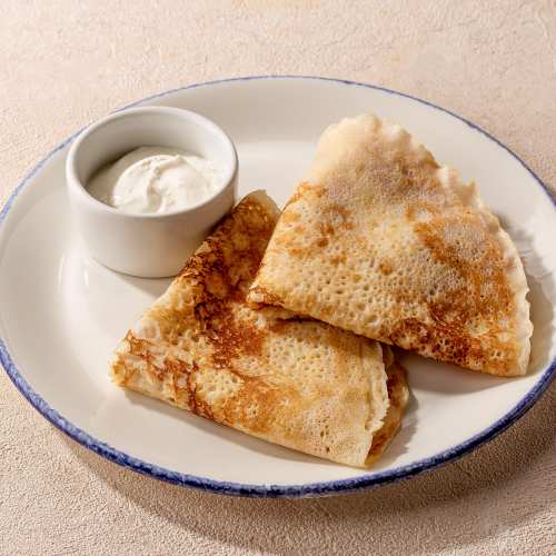 Блинчики со сметаной