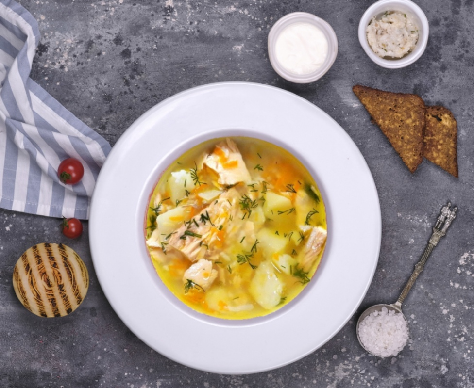 Уха из сёмги