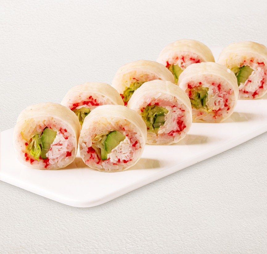 Спринг-ролл с крабом