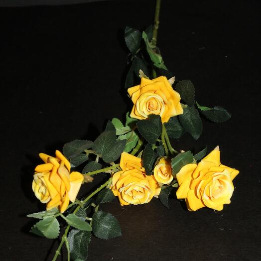 Искусственные цветы кустовая роза