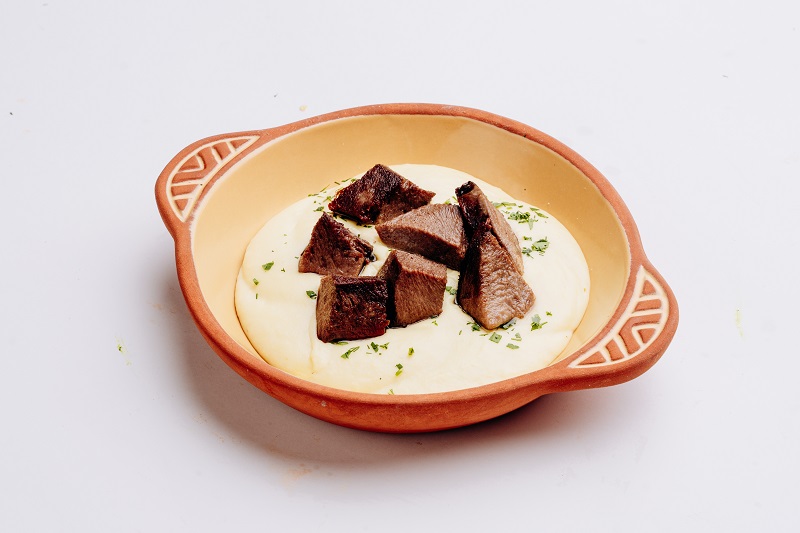 Язычки с картофельным пюре