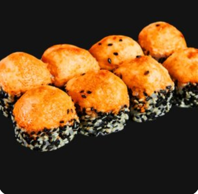 Запеченный острый с крабом