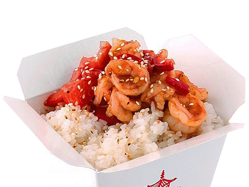 Креветки в соусе терияки