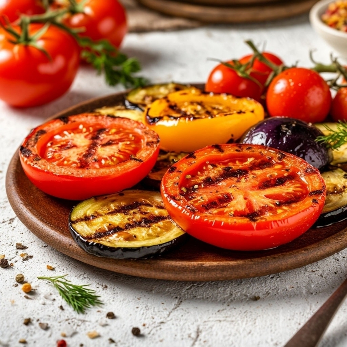 Овощи на мангале