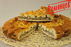 Пирог с курицей и грибами 1200 г.