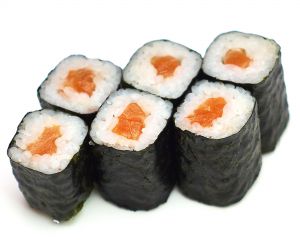 Ролл с лососем ( Сяке маки)