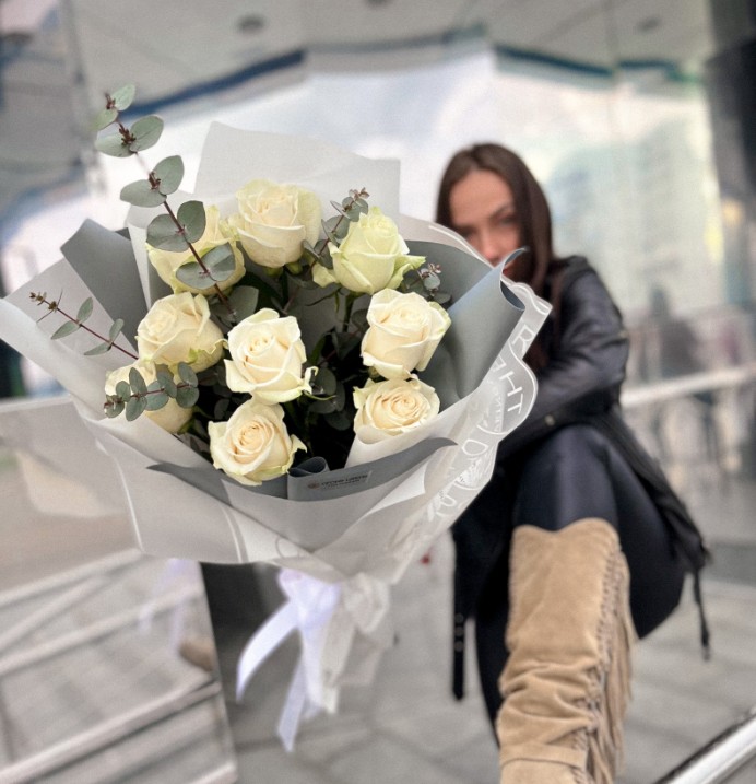 Букет «ВИП белый» S