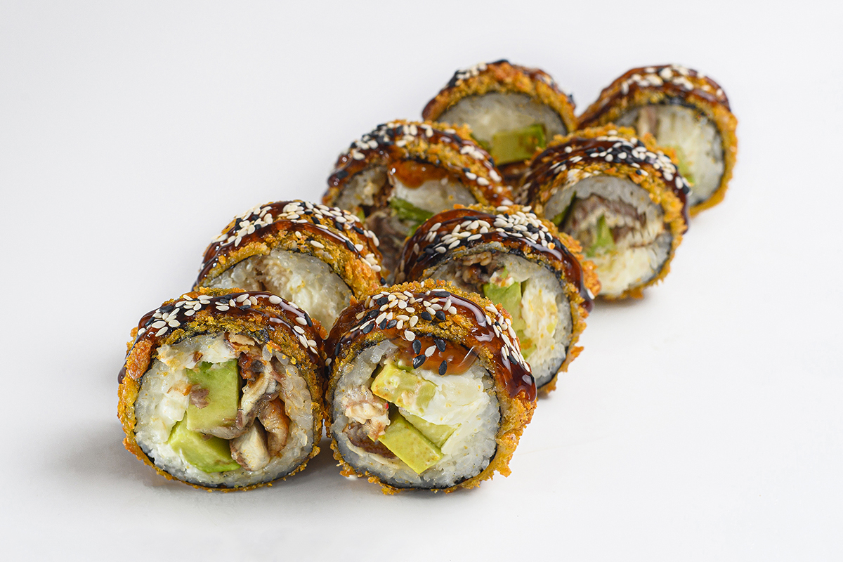 Темпурный ролл с угрем