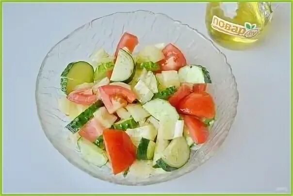 Салат «Овощной микс» с маслом