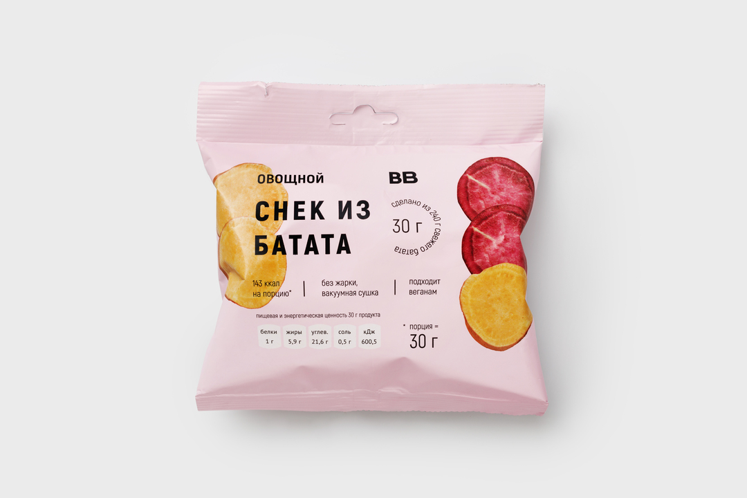 Снек овощной из батата, 30 г
