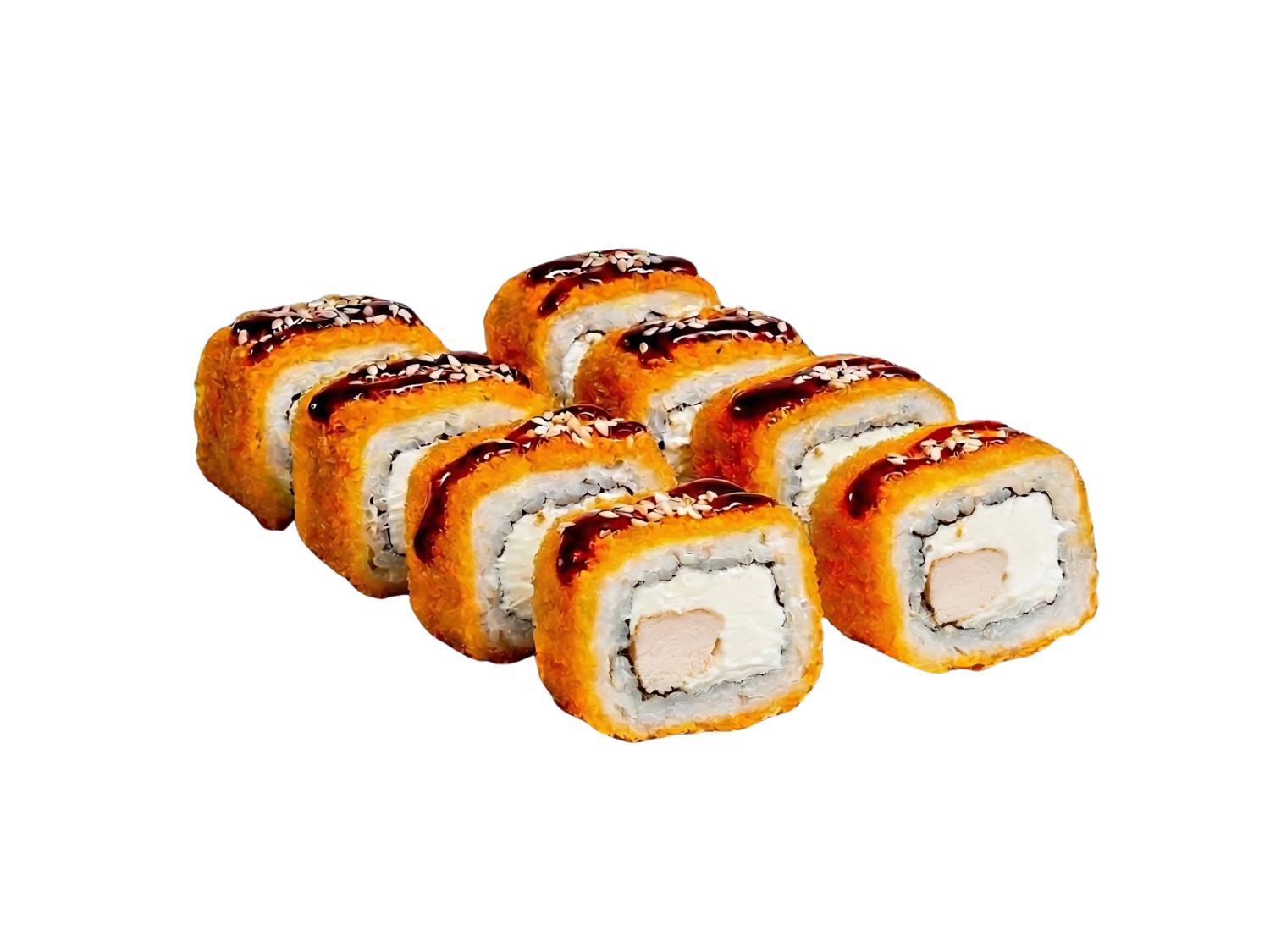 Темпура с копчёной курицей