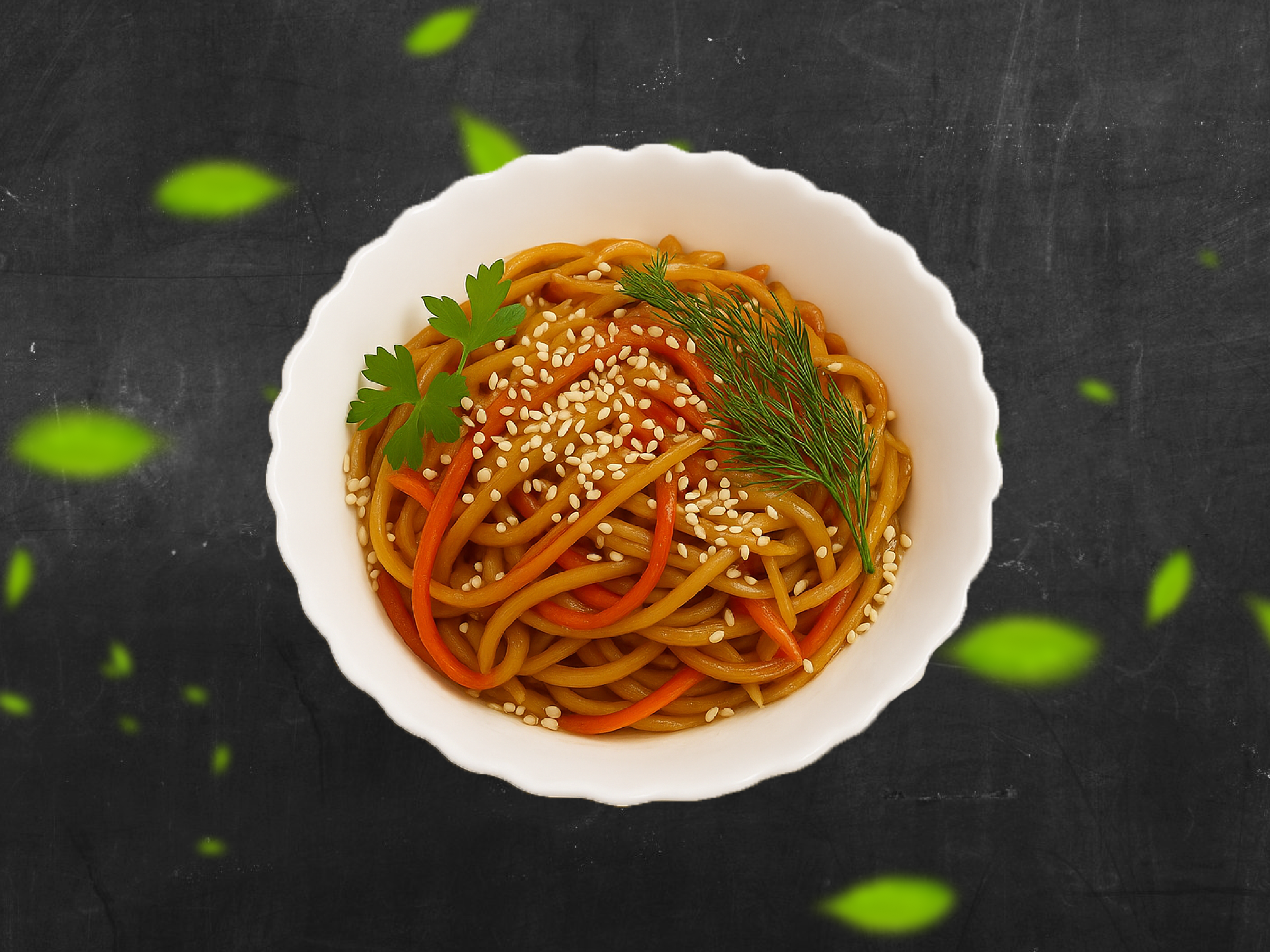 Лапша Удон с курицей