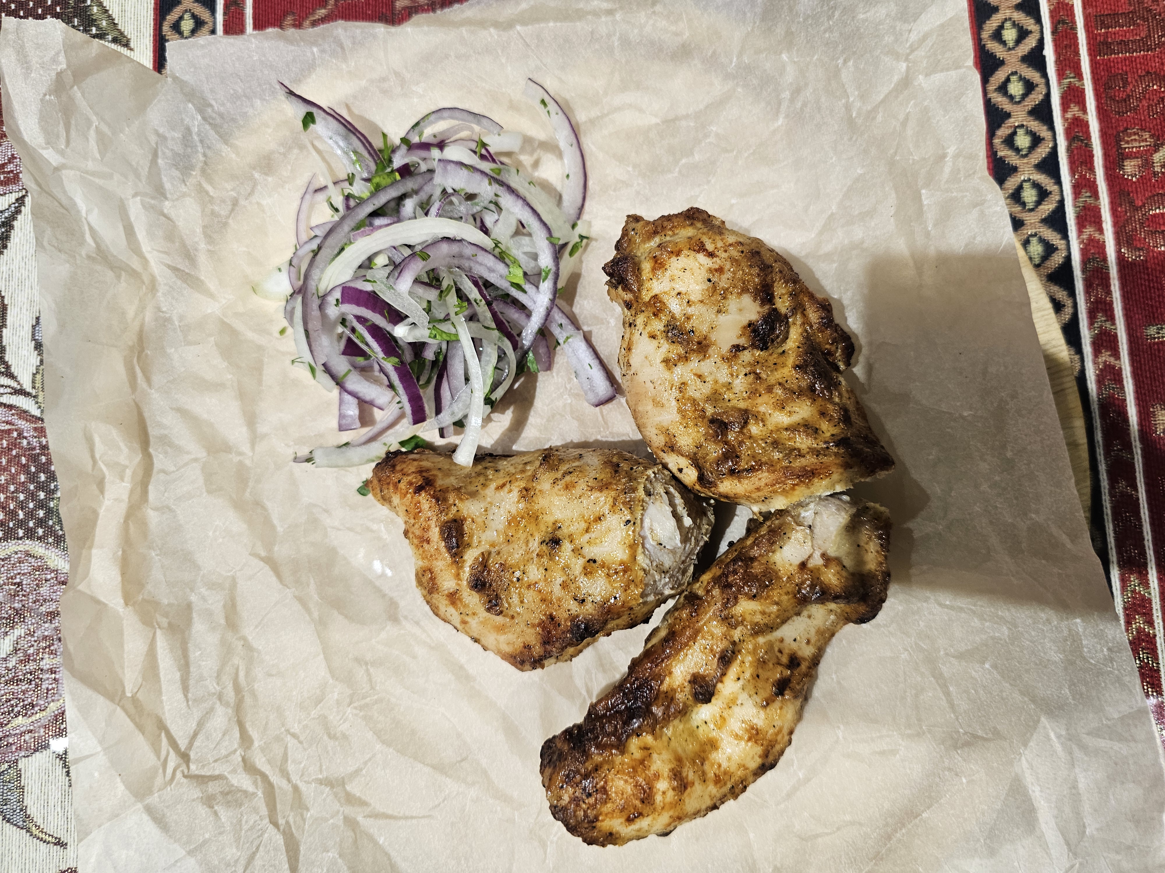 Шашлык из куриного бедра