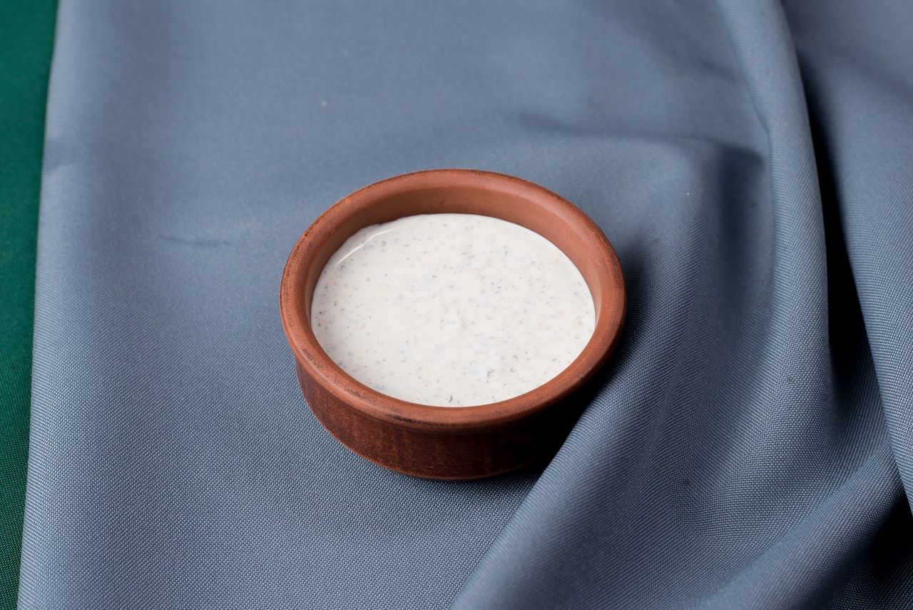 Мацони с мятой