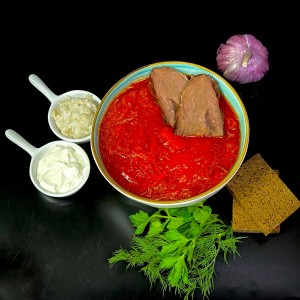 Борщ с говядиной