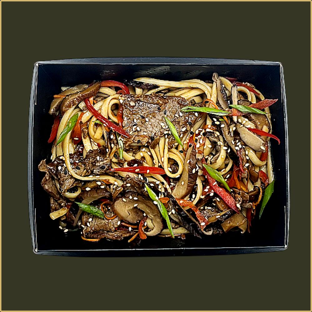 WOK Удон с говядиной в соусе ланч