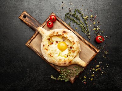 Хачапури по-аджарски