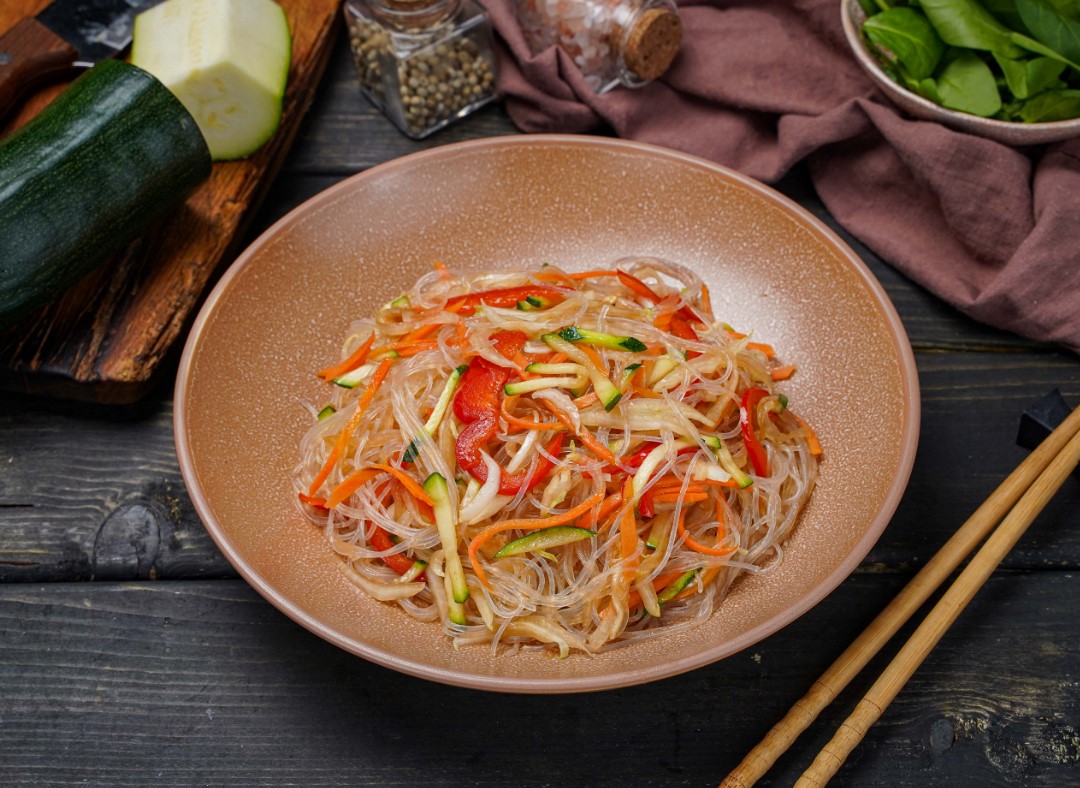 Фунчоза с овощами