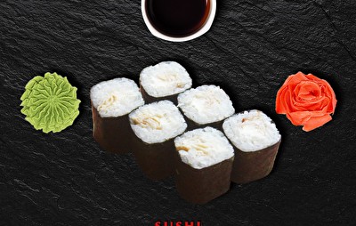 Маки омлет и сыр