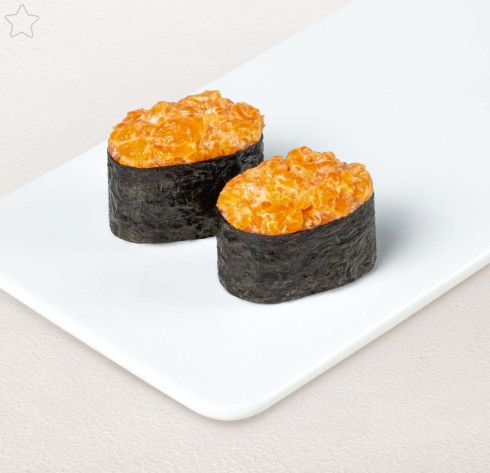 Суши Острый Лосось 2 шт