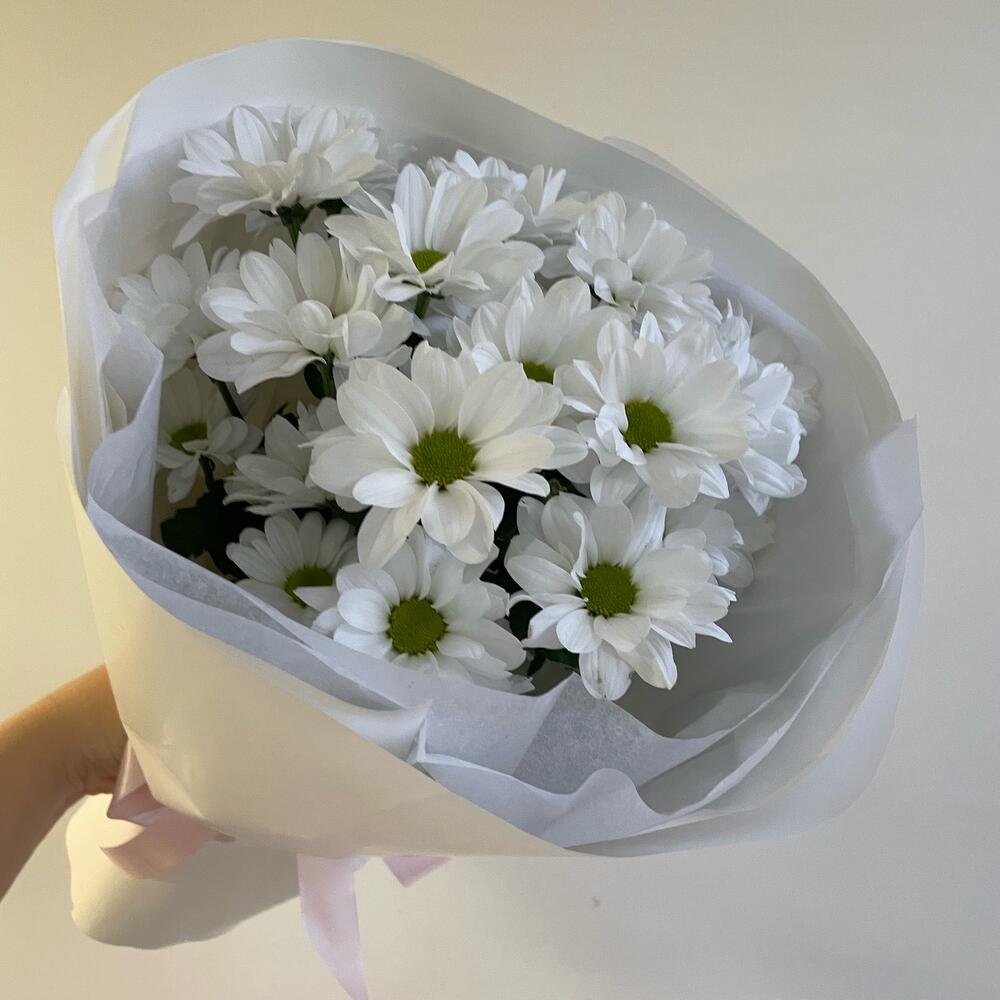 Букет комплимент из хризантемы ромашковидной
