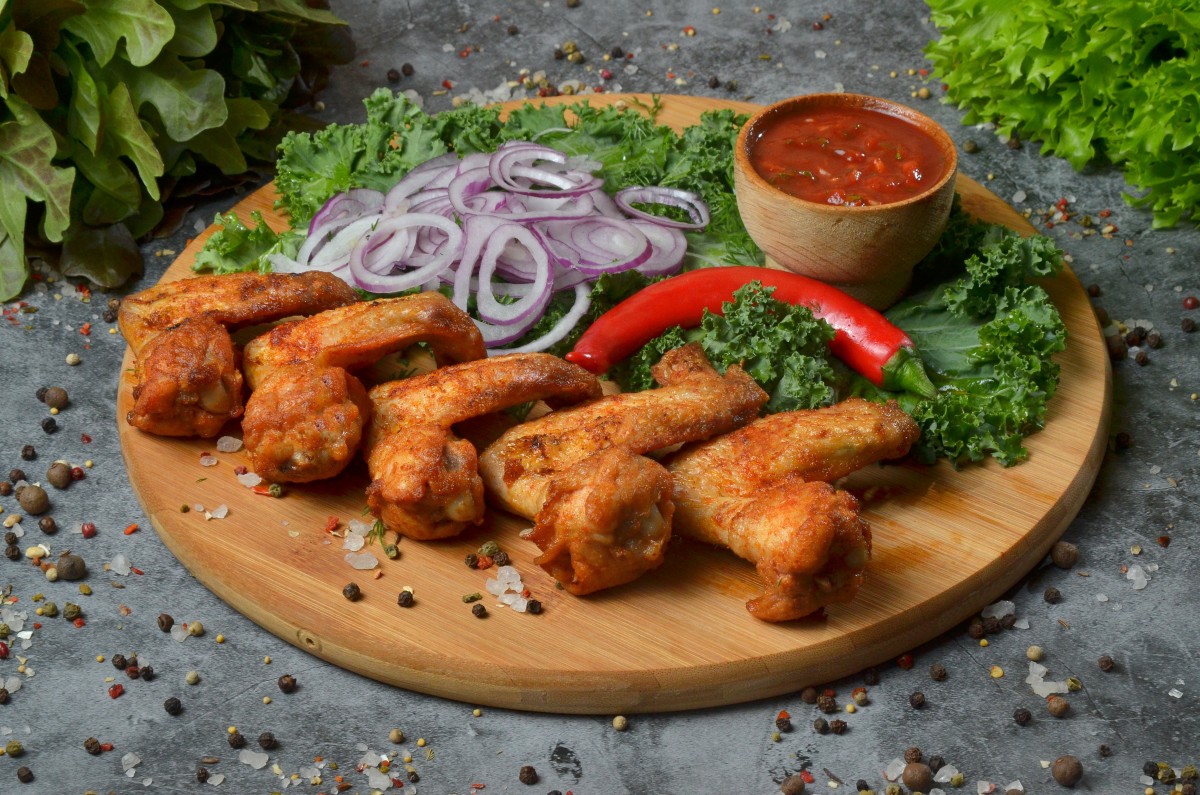 Шашлык из куриных крылышек