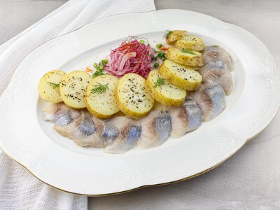 Сельдь с картофелем