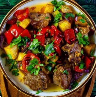 Оджахури (куриное филе), хлеб