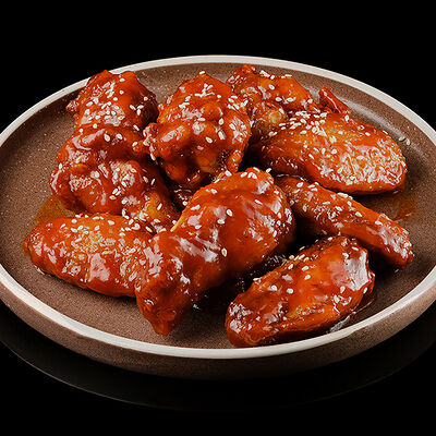 Крылья в кисло сладком соусе 6 шт
