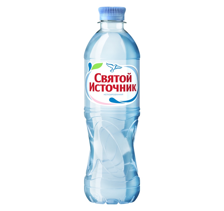 Вода без газа Святой источник 0,5 л