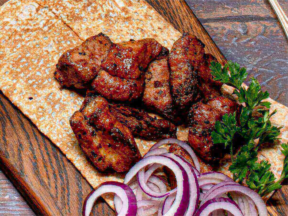 Шашлык из свиной шейки