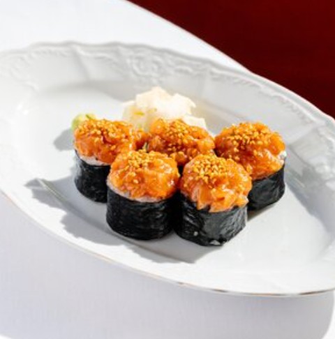 Тартар-ролл с лососем