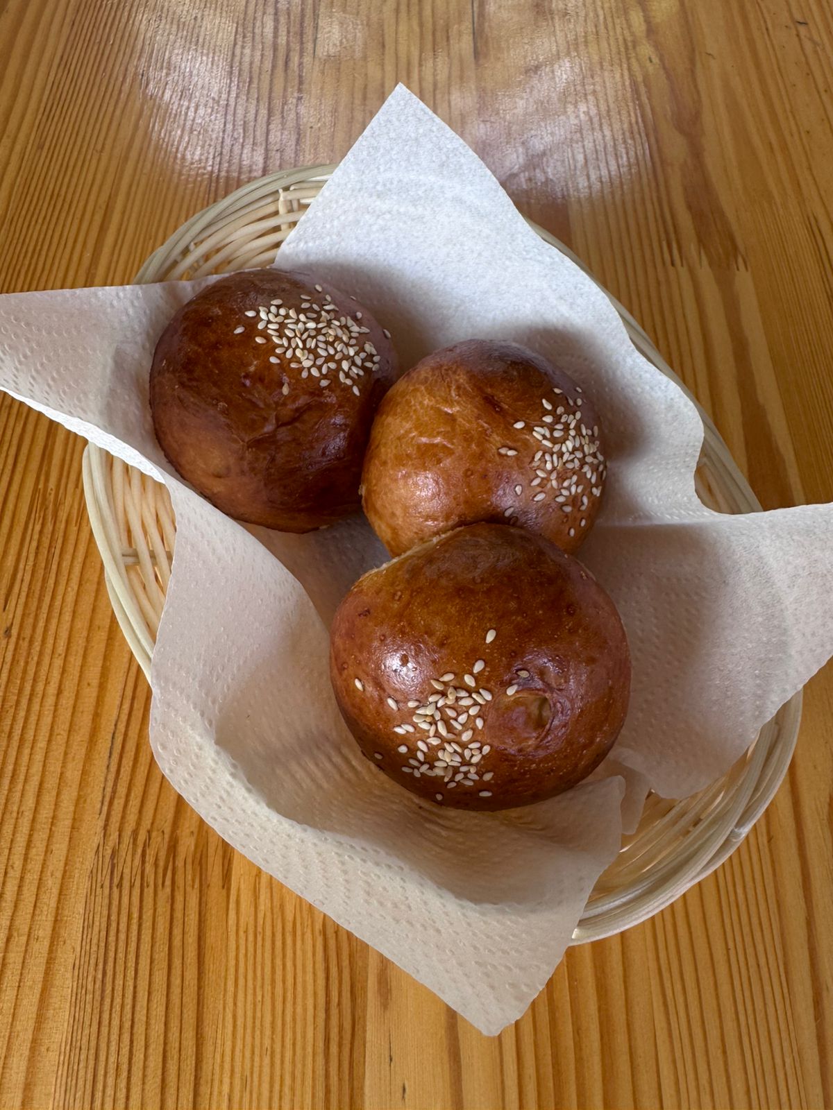 Булочка с кунжутом